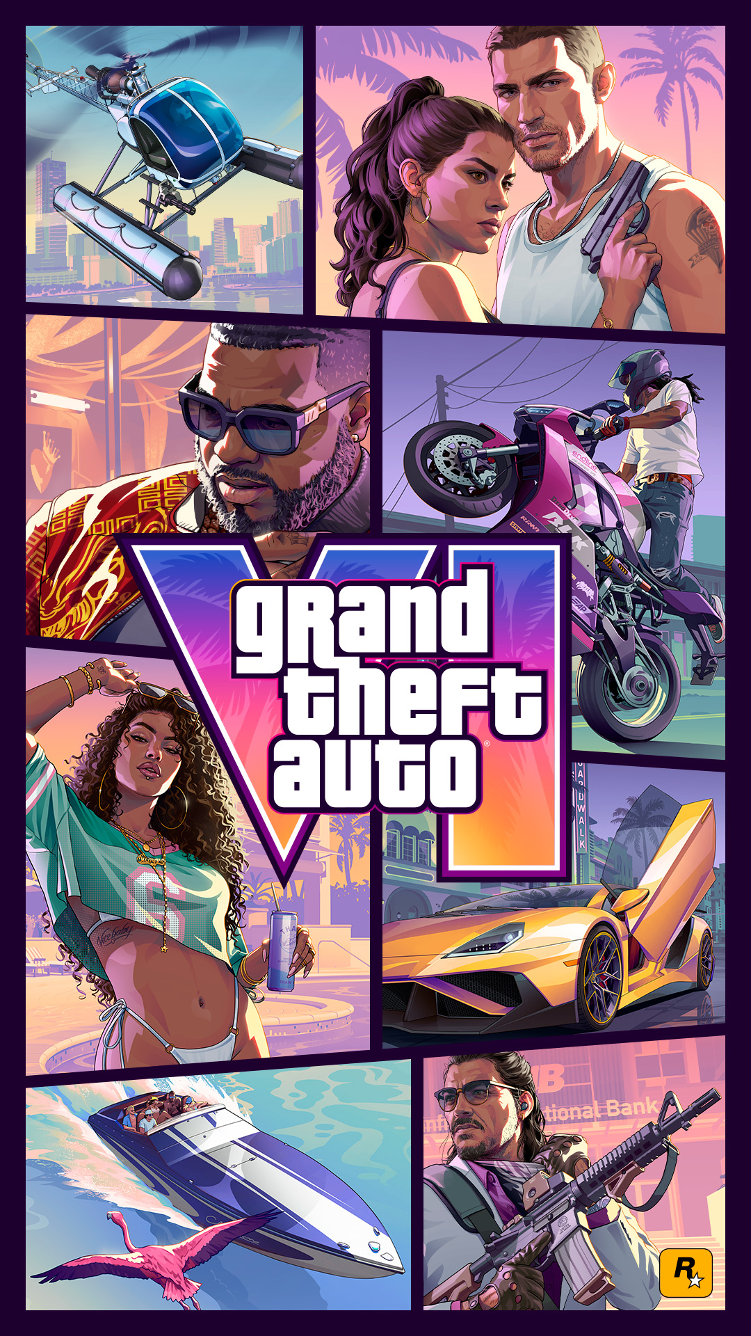 GTA VI themed cover artwork